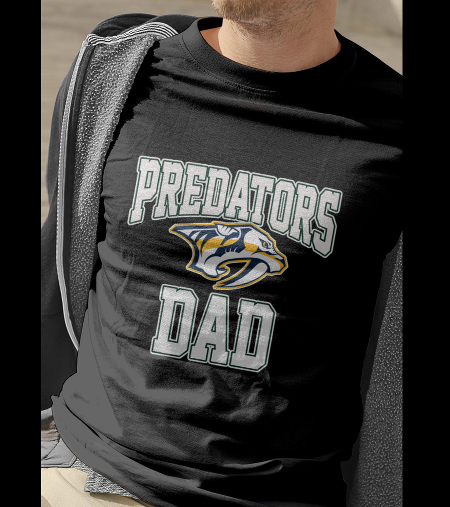 Nashville Predators Dad Bold Team T-Shirt