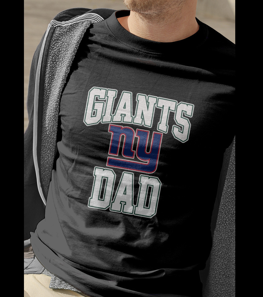 New York Giants Dad Father's Day Gift For Fans T-Shirt