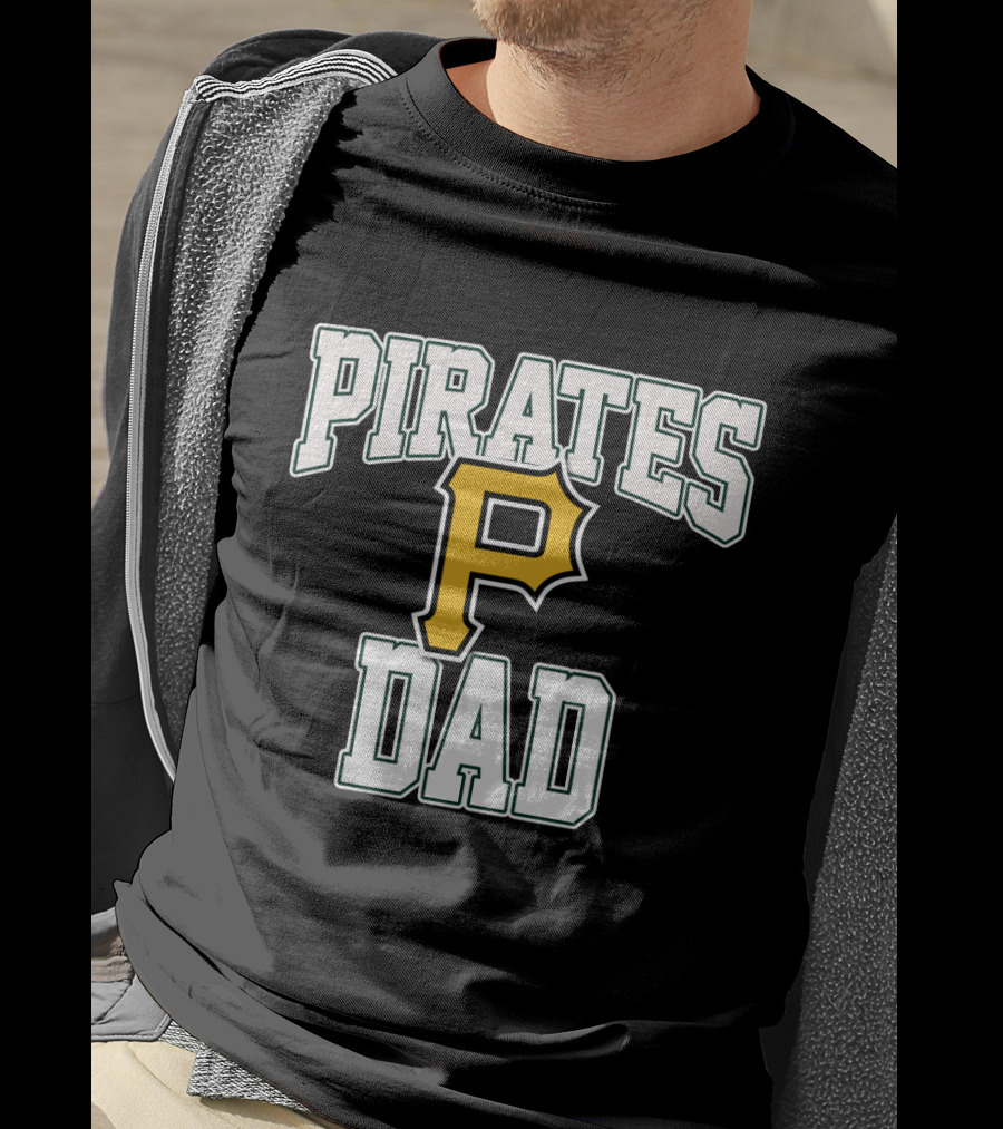 Pirates Dad Pittsburgh Pirates P Logo Baseball Team T-Shirt
