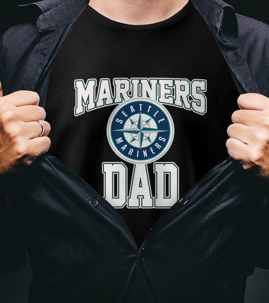 Seattle Mariners Dad Mariners T-Shirt