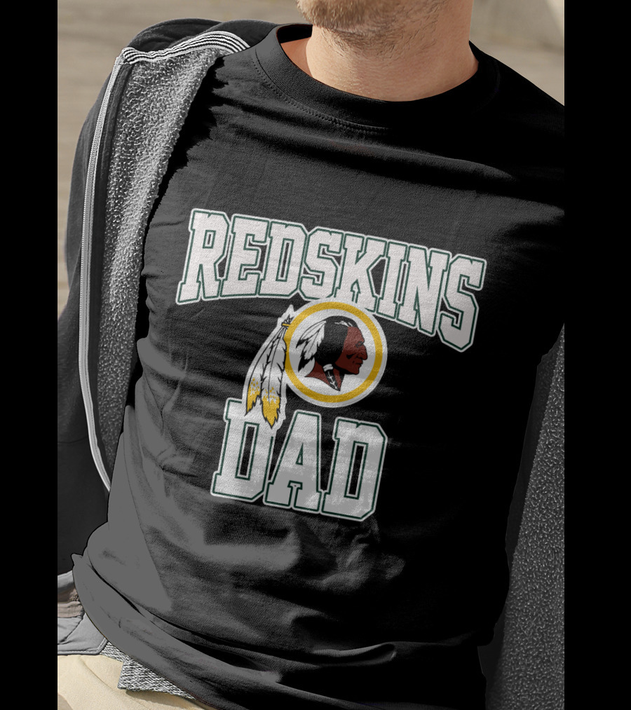 Redskins Dad Father's Day Gift For Washington Football Fans T-Shirt