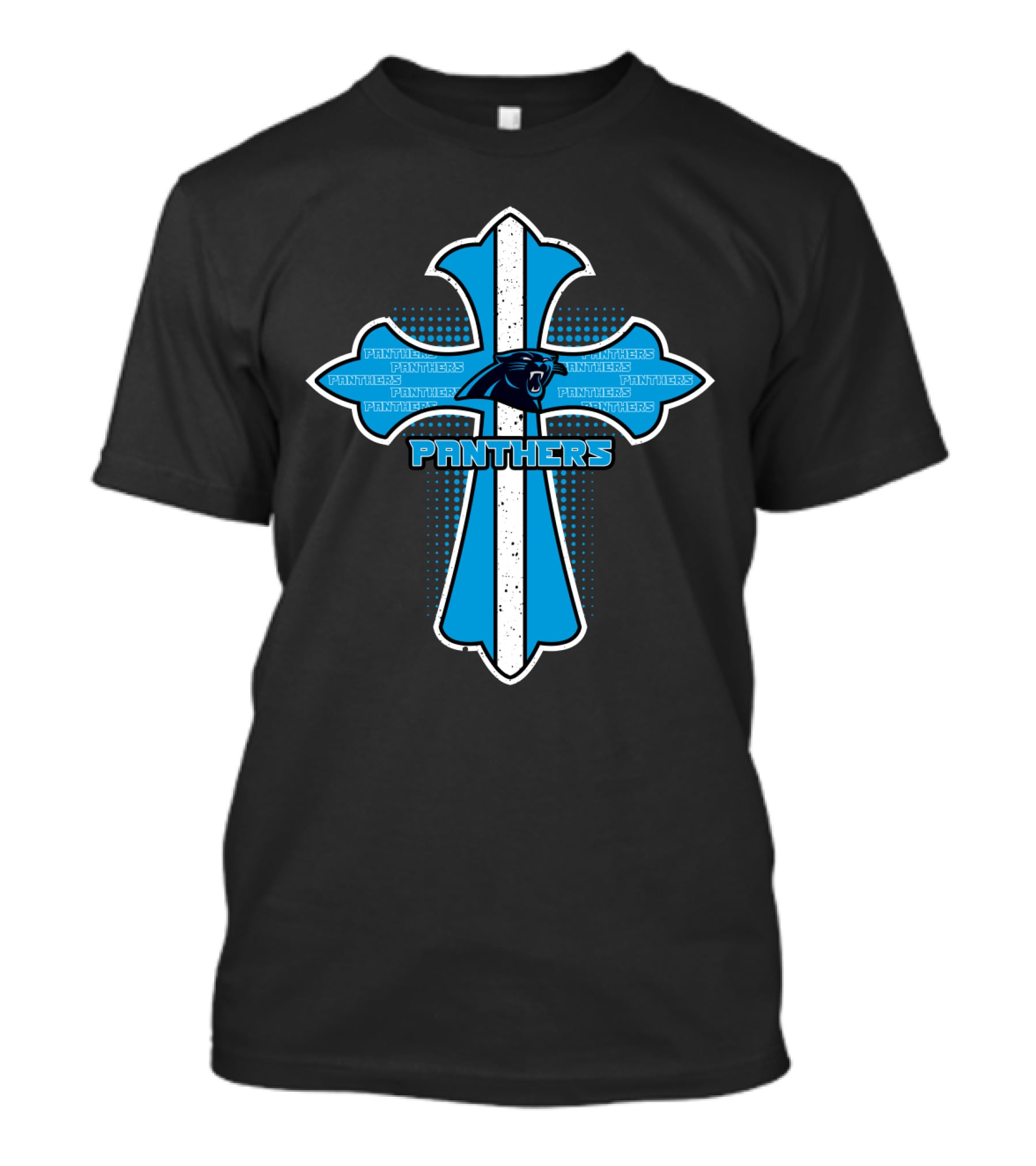 Cross Panthers Carolina Panthers Fans T-Shirt