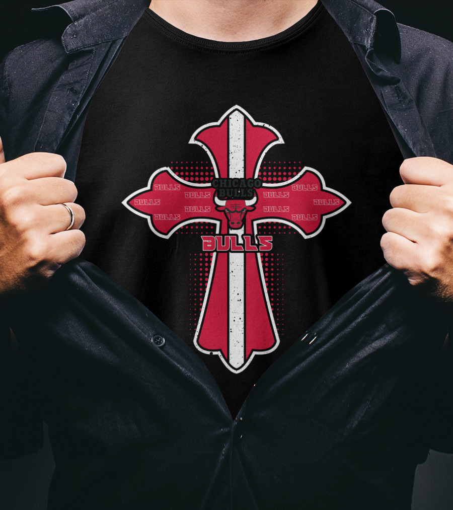 Chicago Bulls Cross For Jesus Fans T-Shirt