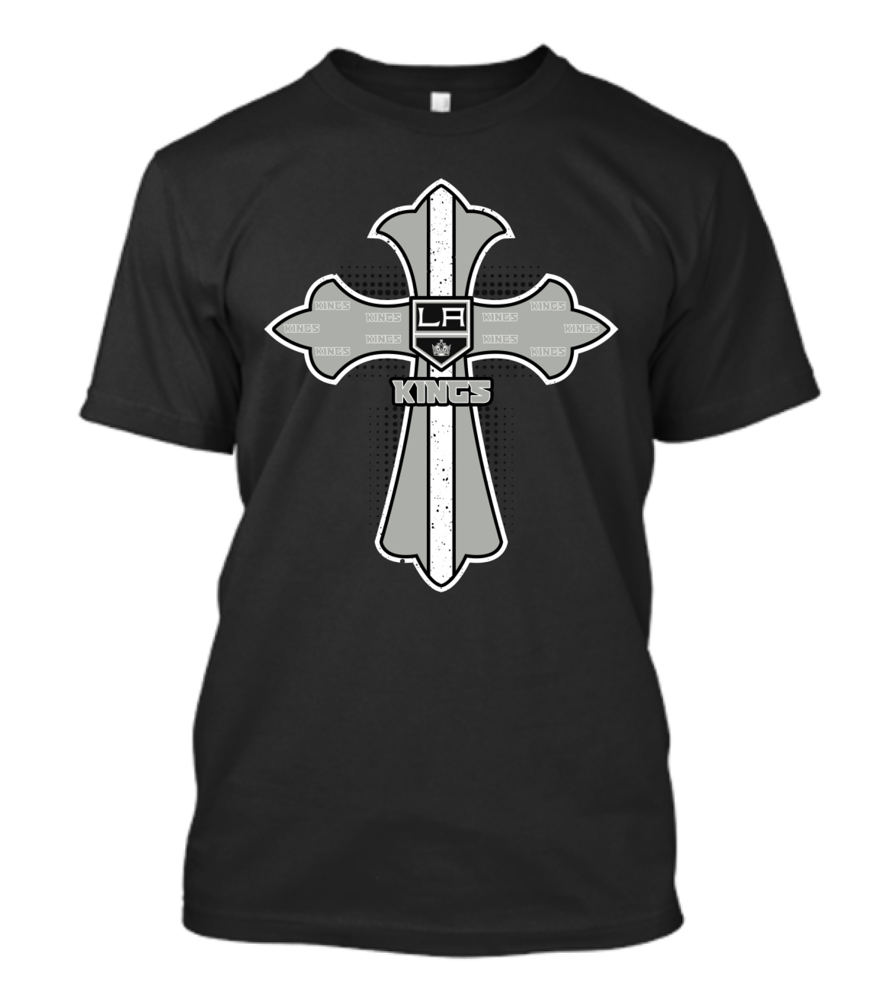 LA Kings And Cross For Jesus Fans Unite With Iconic Symbol And Hockey Spirit T-Shirt