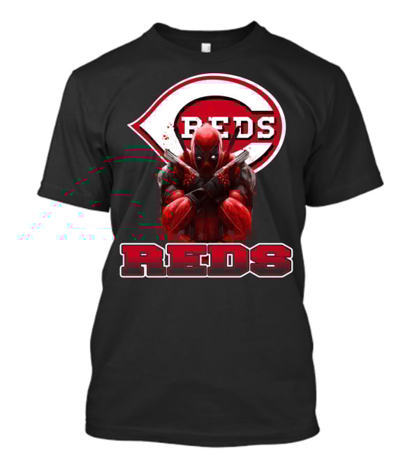 Cincinnati Reds Deadpool Crossover Fan Favorite T-Shirt