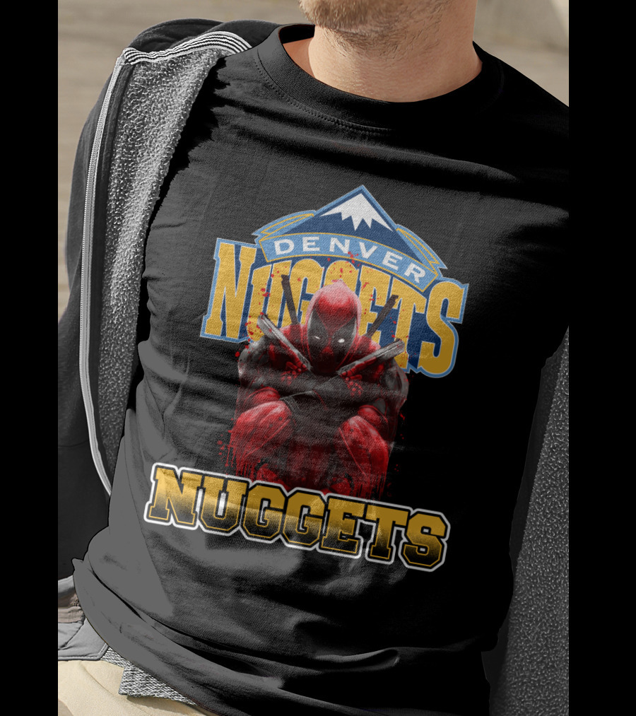Denver Nuggets Deadpool Crossover Fan Merchandise T-Shirt
