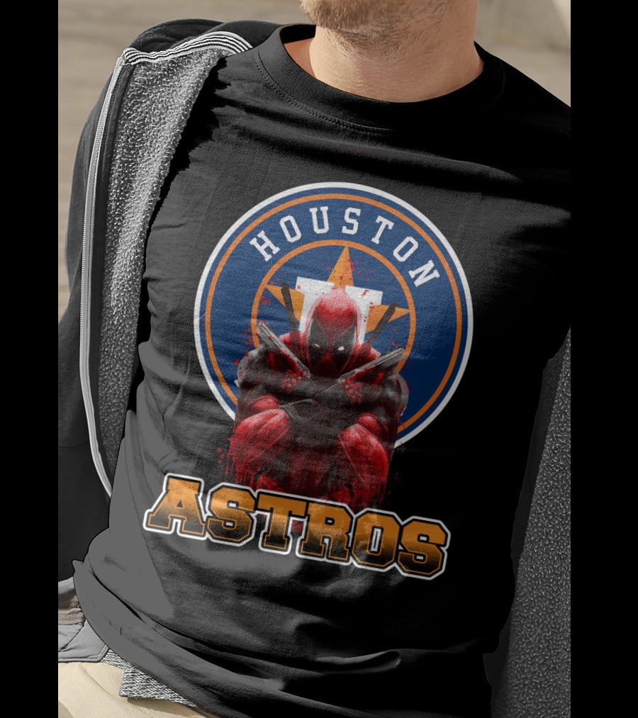 Houston Astros Deadpool Crossover T-Shirt