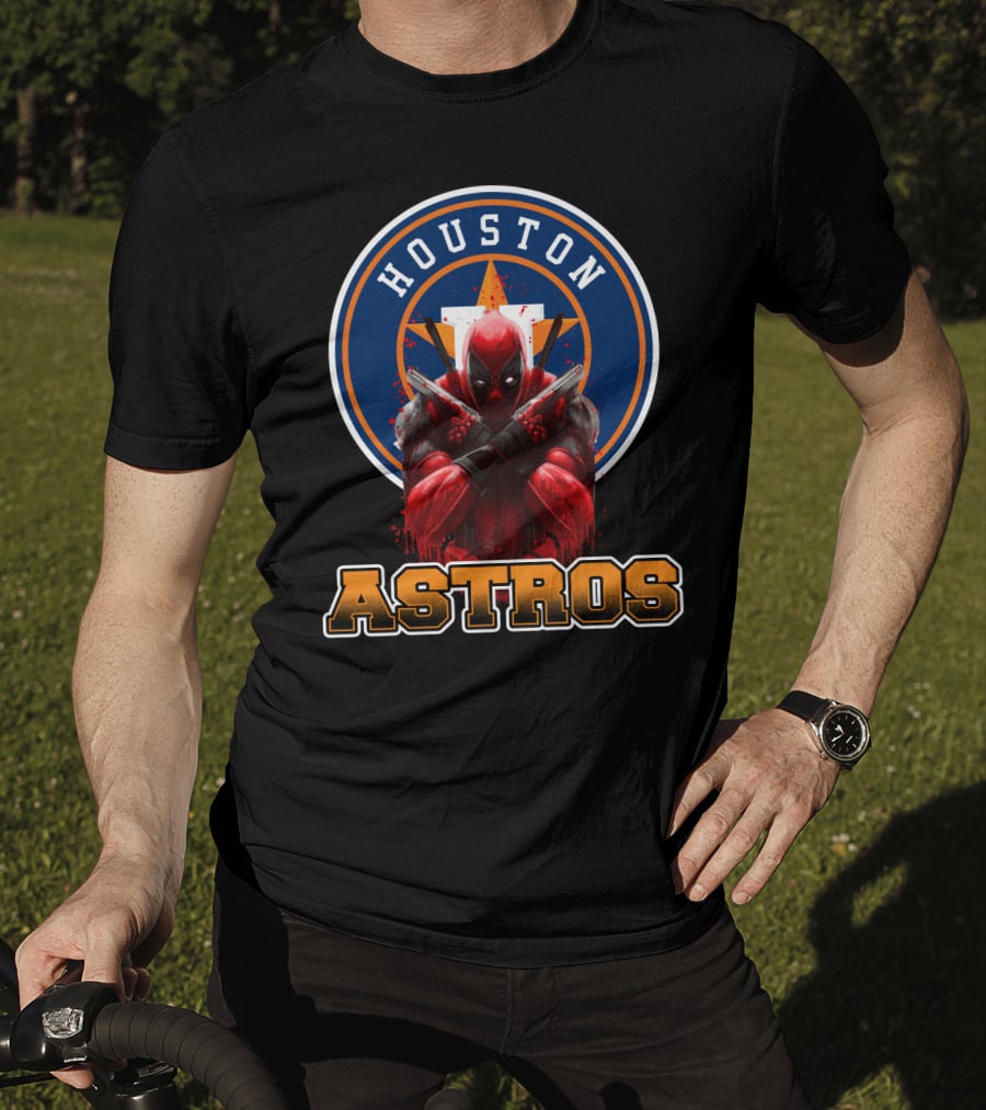 Houston Astros Deadpool Crossover T-Shirt