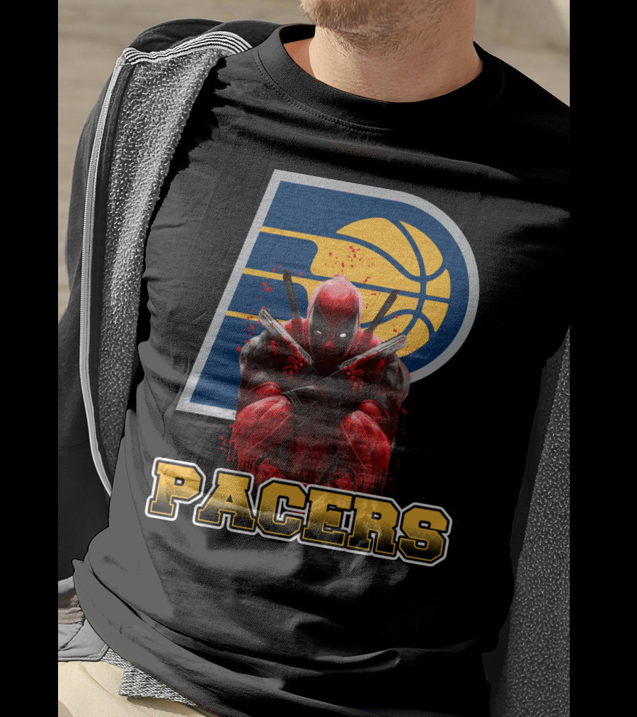 Indiana Pacers Deadpool Crossover For Fans T-Shirt
