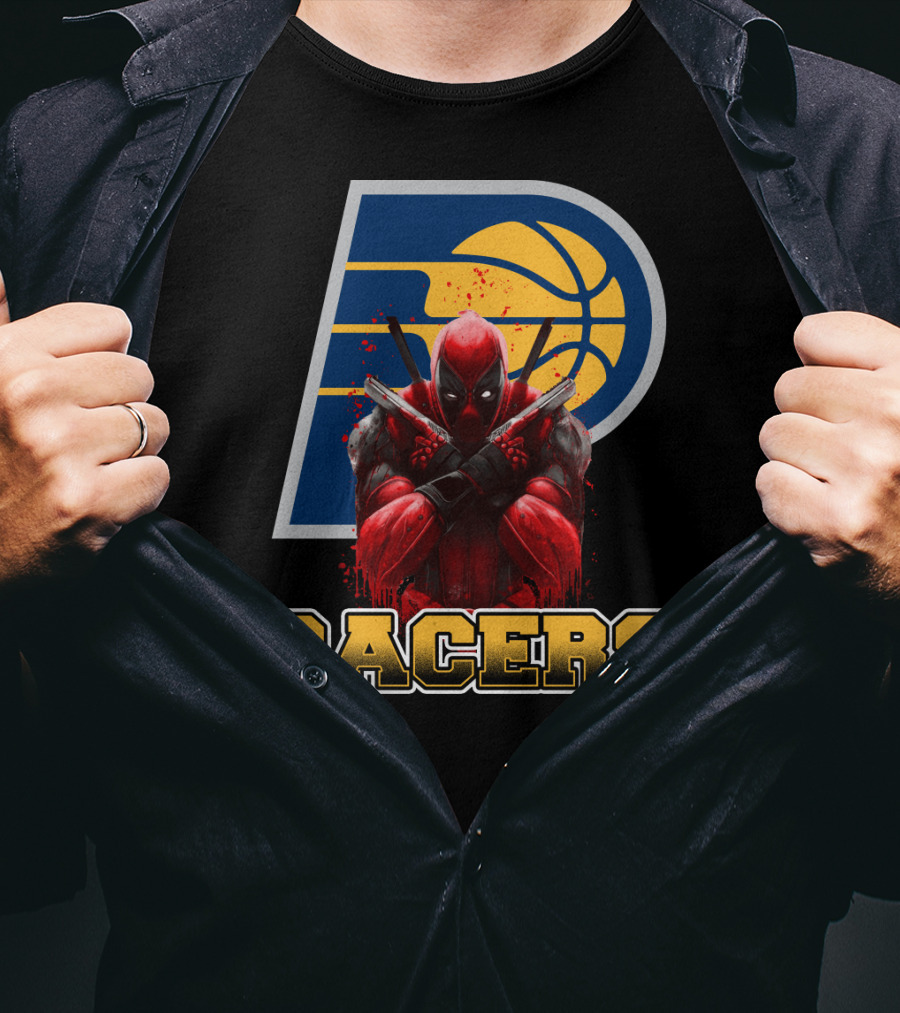 Indiana Pacers Deadpool Crossover For Fans T-Shirt