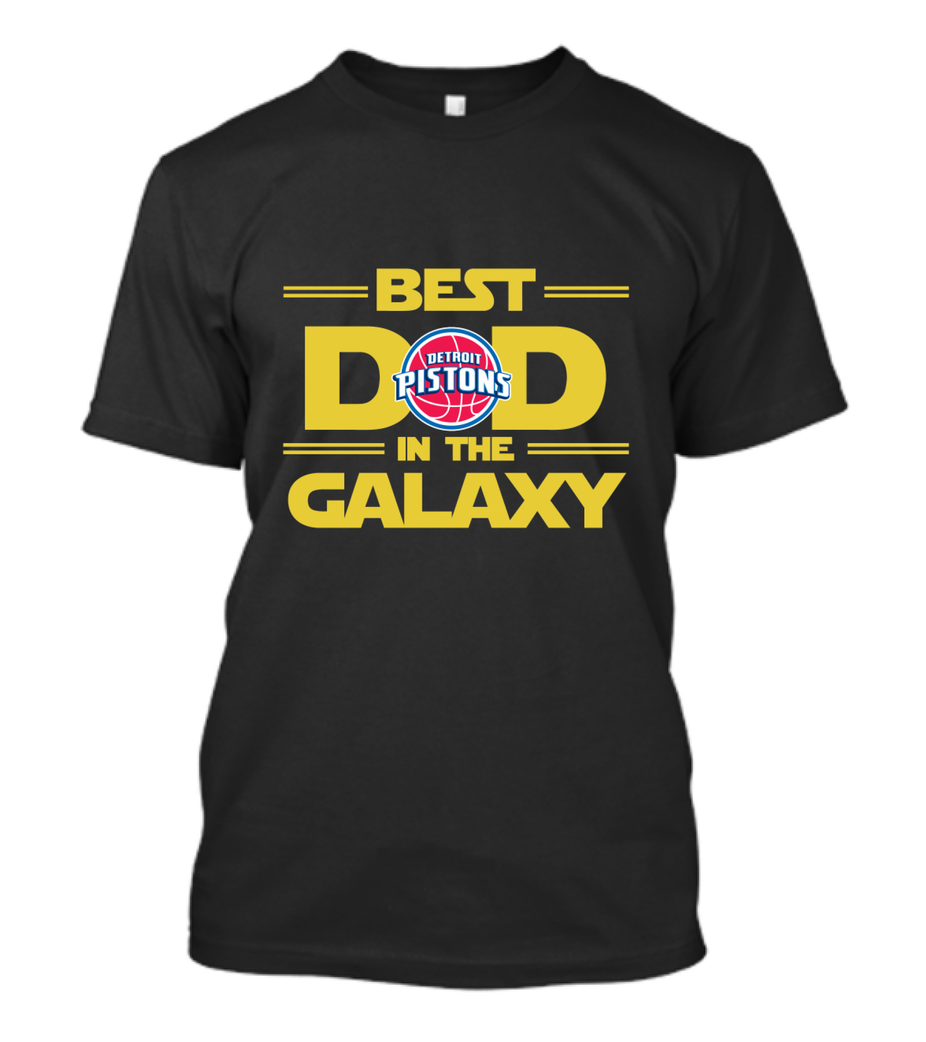 Detroit Pistons Best Dad In The Galaxy T-Shirt