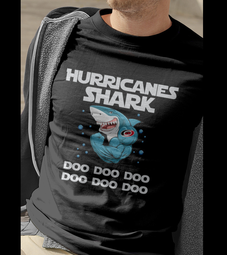 Hurricanes Shark Doo Doo Doo Nhl Carolina T-Shirt