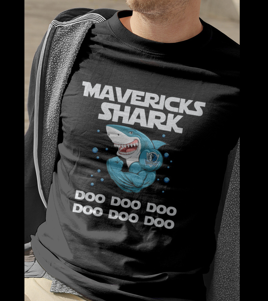 Mavericks Shark Doo Doo Doo Nba Dallas Mavericks T-Shirt