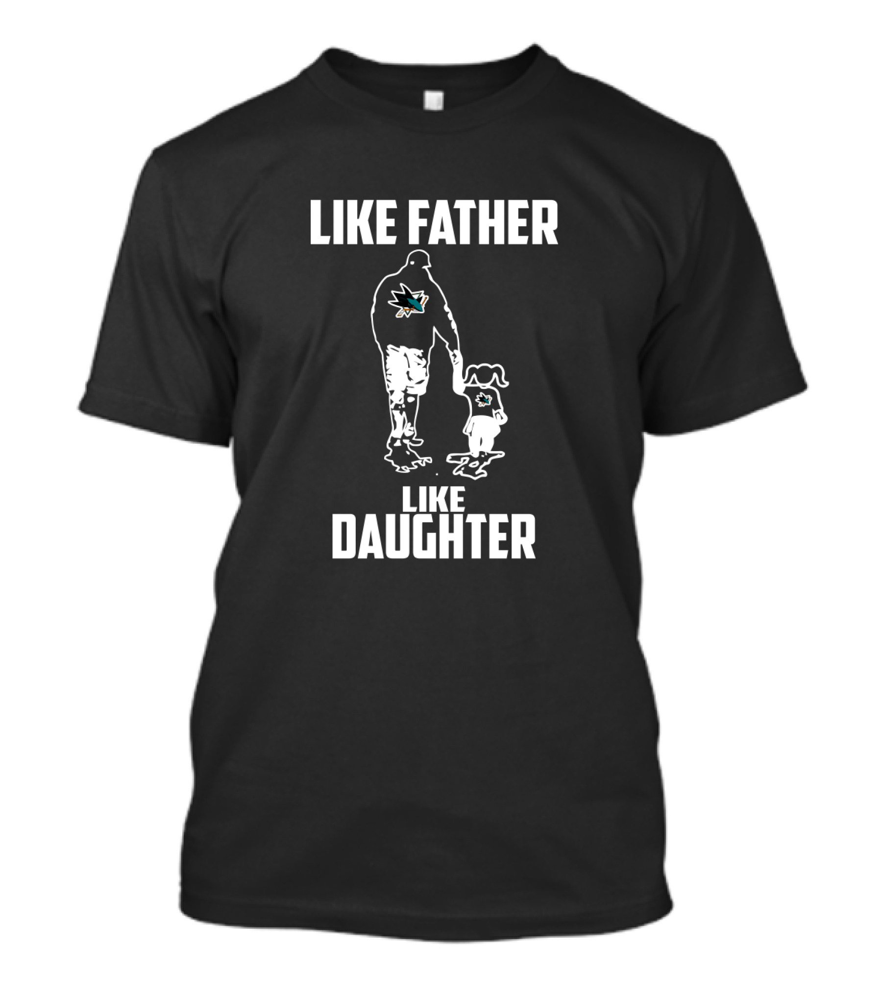 San Jose Sharks Like Father Like Daughter T-Shirt