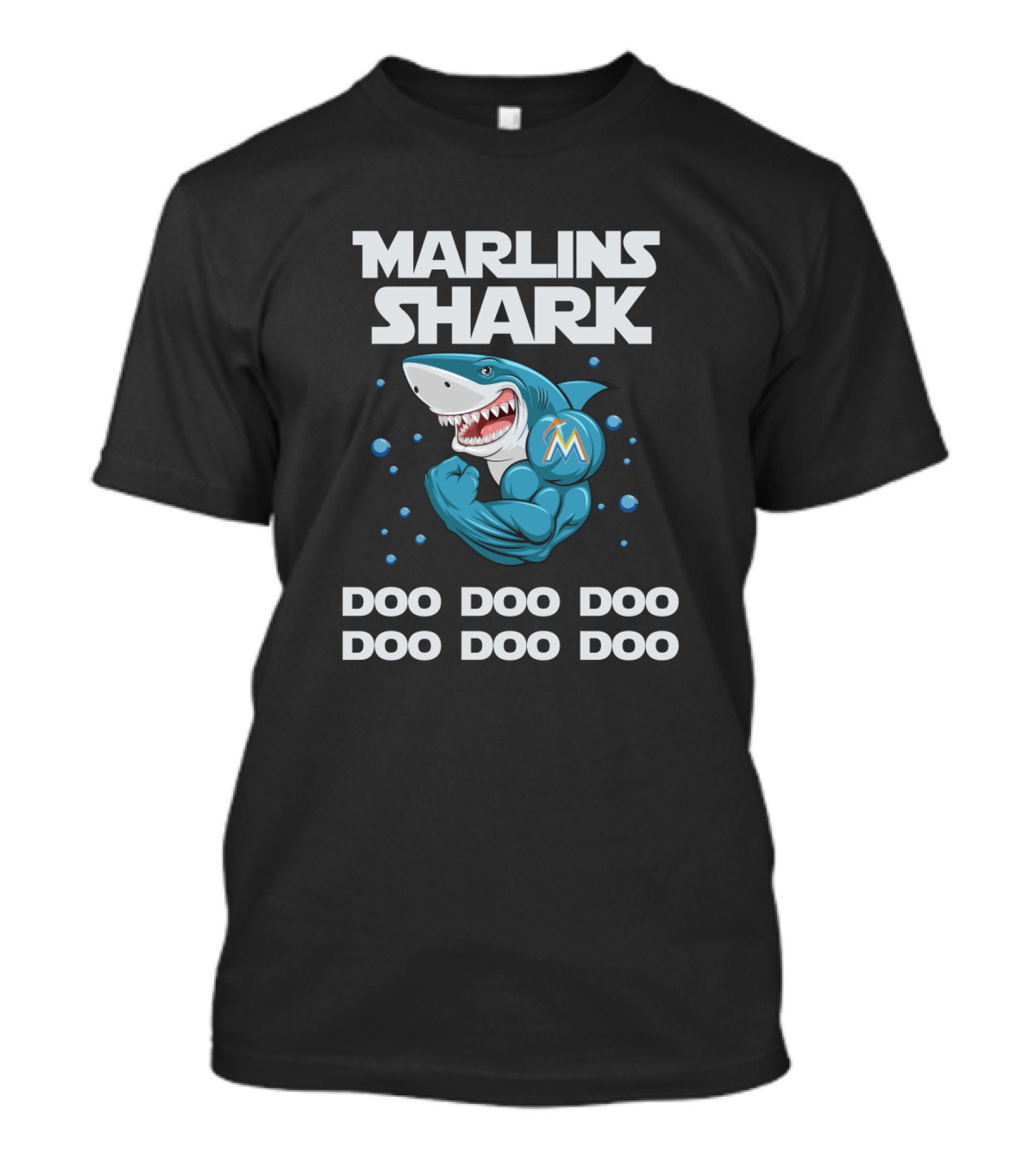 Marlins Shark Doo Doo Doo Mlb Miami Baseball T-Shirt