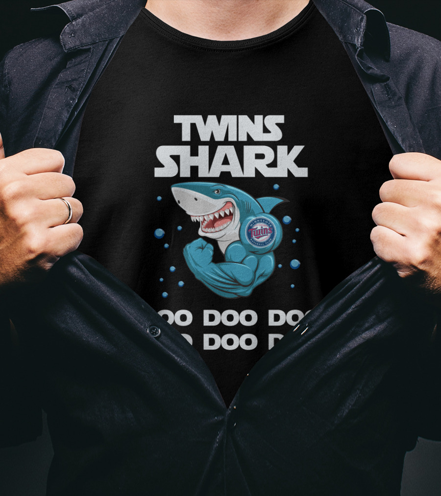 Twins Shark Doo Doo Doo Minnesota Mlb T-Shirt