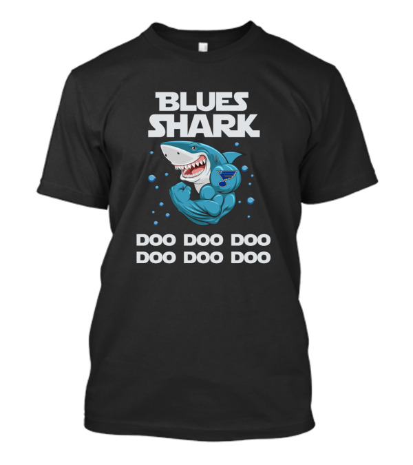 Blues Shark St Louis Doo Doo Doo NHL Music T-Shirt