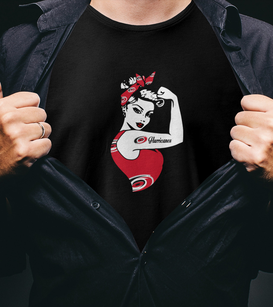 Unbreakable Carolina Hurricanes Empowerment Strong Girl T-Shirt