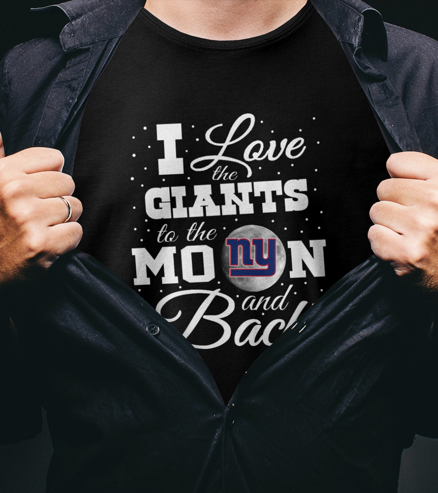 I Love The Giants To The Moon And Back Ny T-Shirt