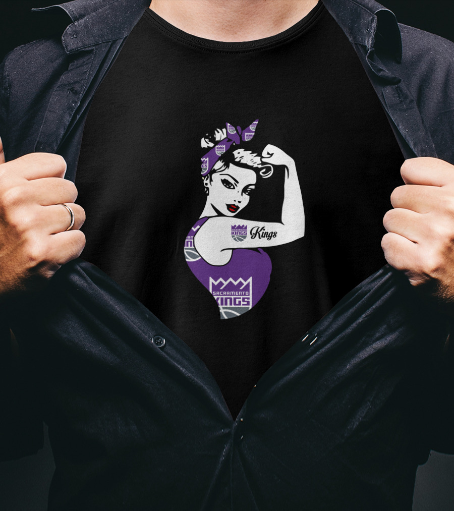 Unbreakable Sacramento Kings Strong Girl T-Shirt