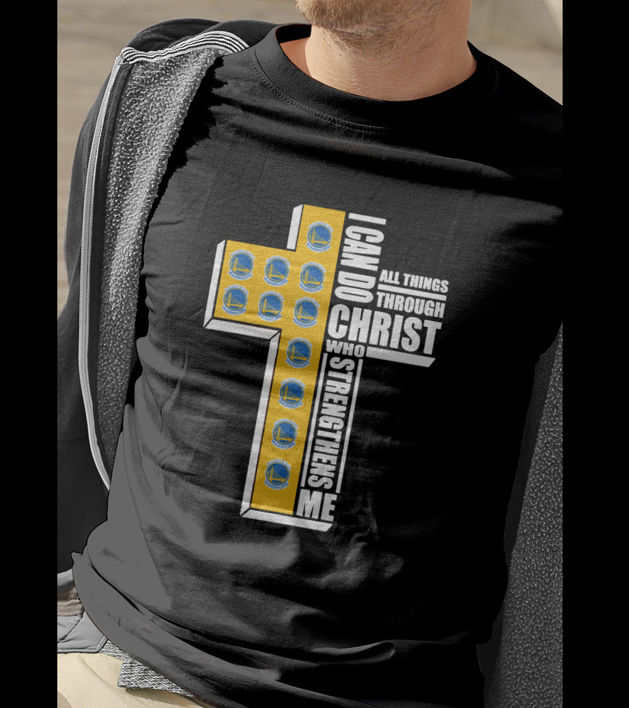 I Can Do All Things Through Christ Warriors Logos T-Shirt