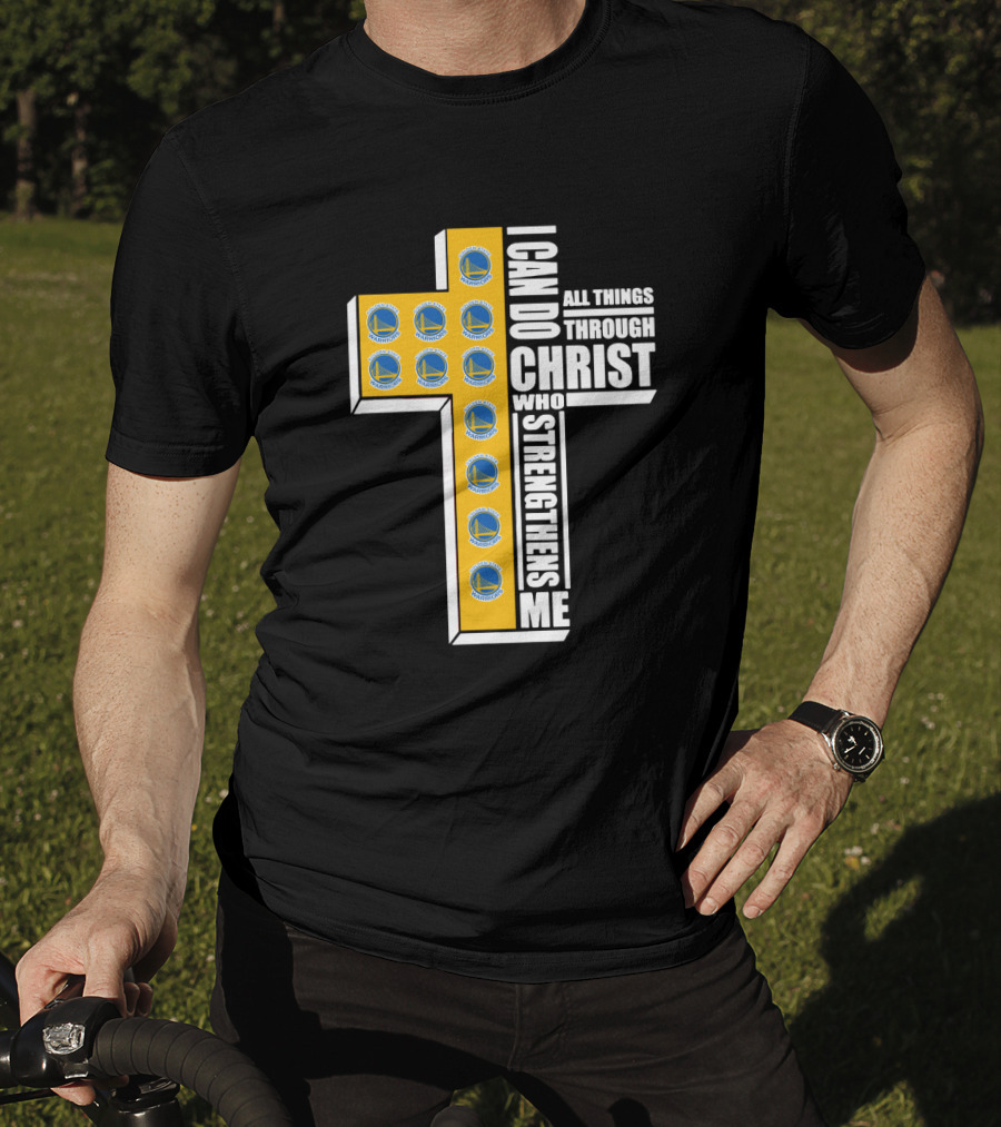 I Can Do All Things Through Christ Warriors Logos T-Shirt