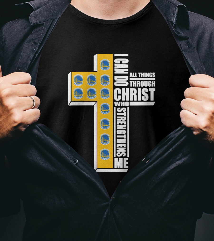 I Can Do All Things Through Christ Warriors Logos T-Shirt