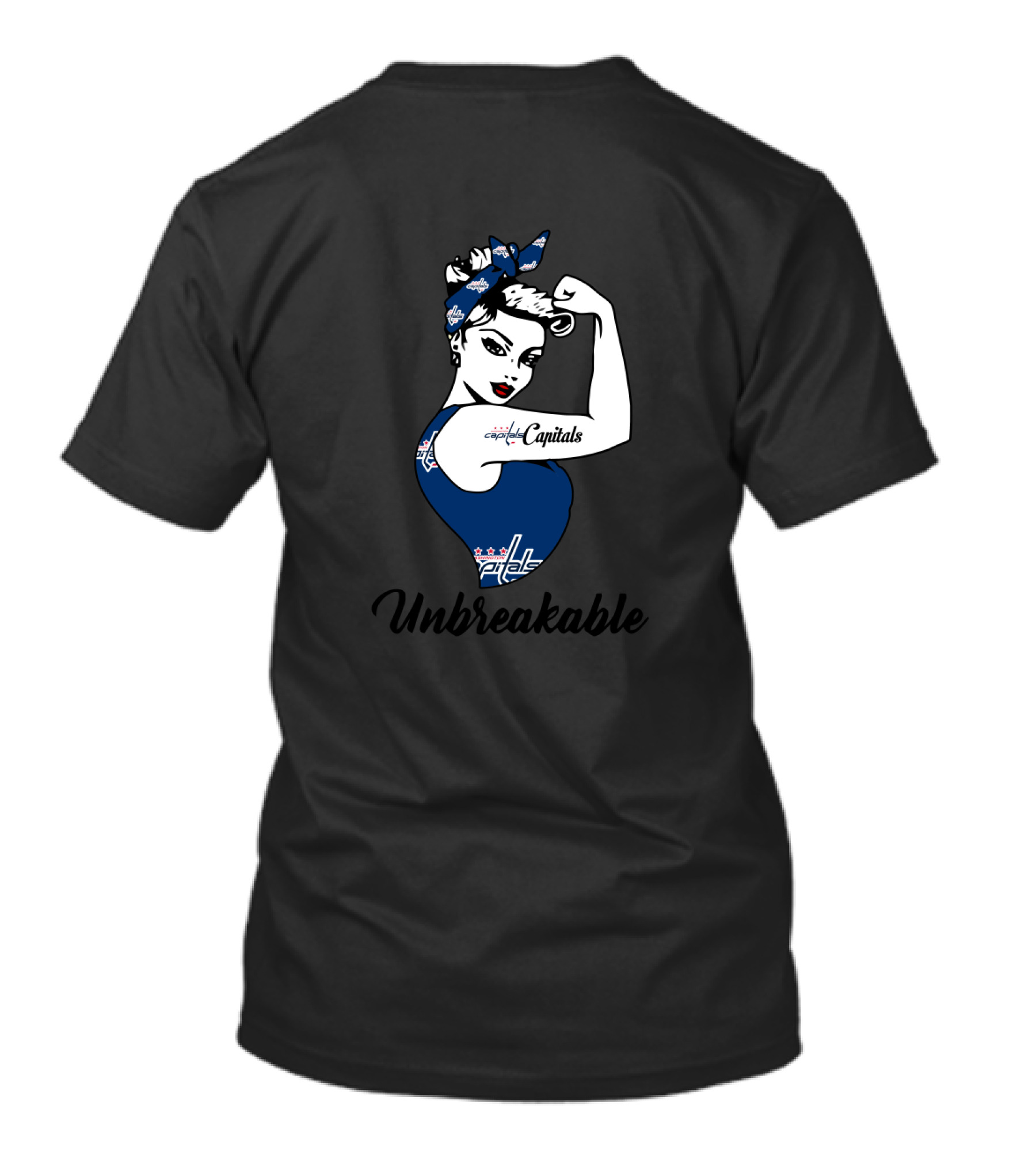 Unbreakable Washington Capitals Strong Girl T-Shirt