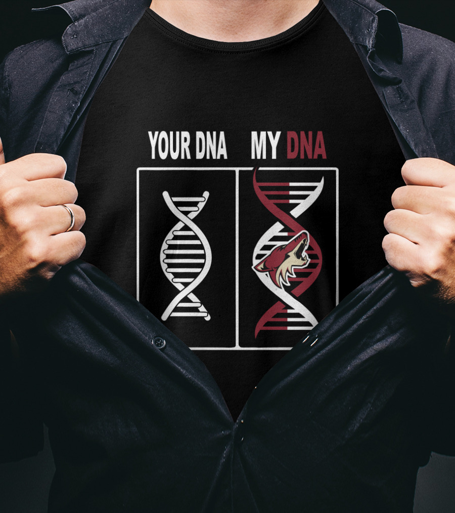 Arizona Coyotes Fan DNA Sports Passion Expression T-Shirt