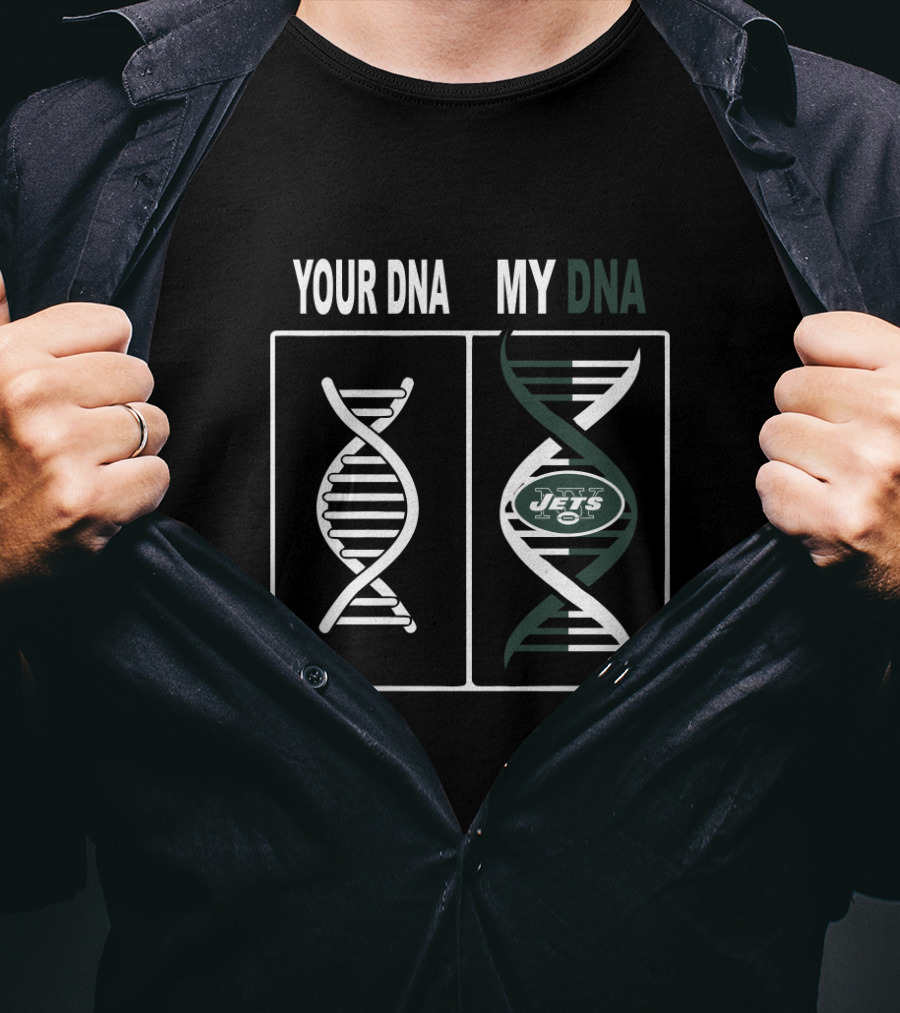 Your Dna My Dna New York Jets Fans Football Dna T-Shirt