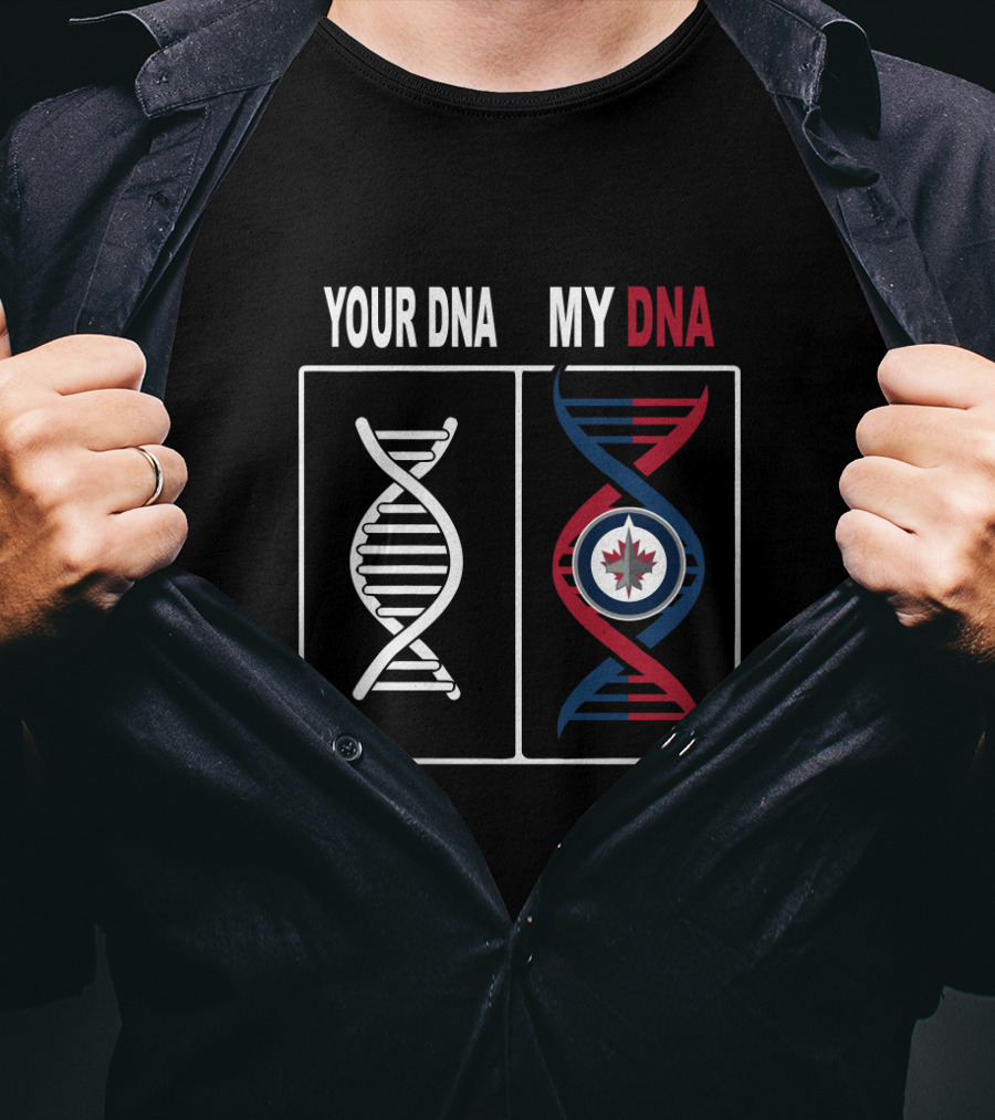 Winnipeg Jets DNA Logo T-Shirt