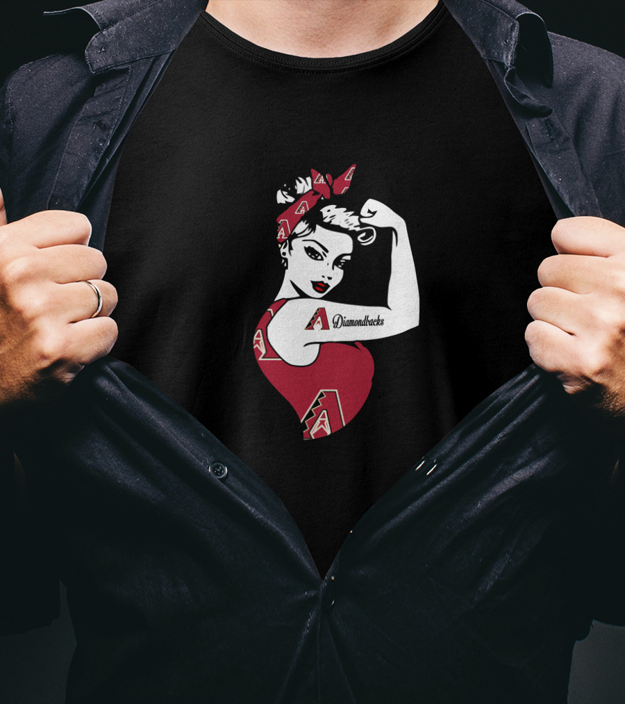 Unbreakable Arizona Diamondbacks Strong Girl Empowerment T-Shirt