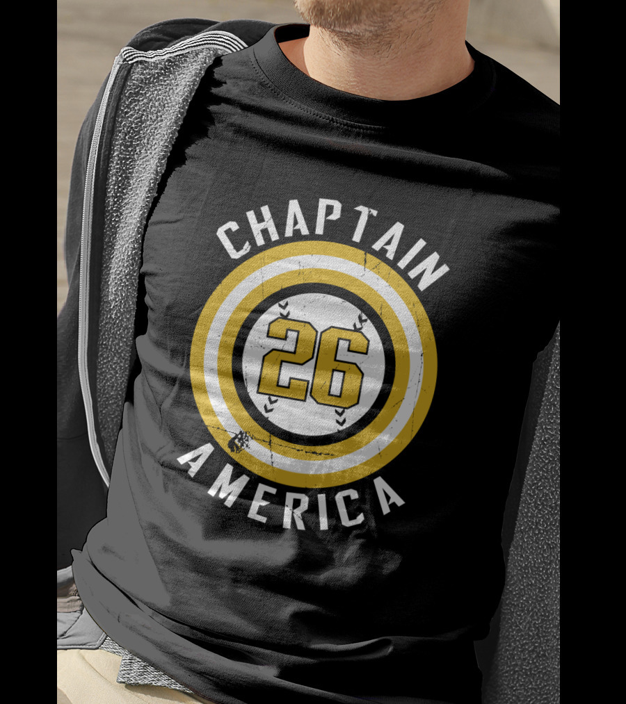 Chaplain America 26 Oakland Athletics Fans Baseball-Themed T-Shirt