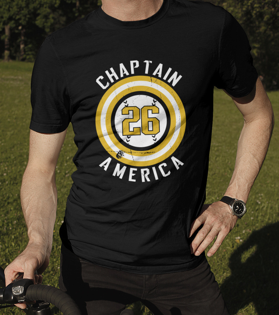 Chaplain America 26 Oakland Athletics Fans Baseball-Themed T-Shirt