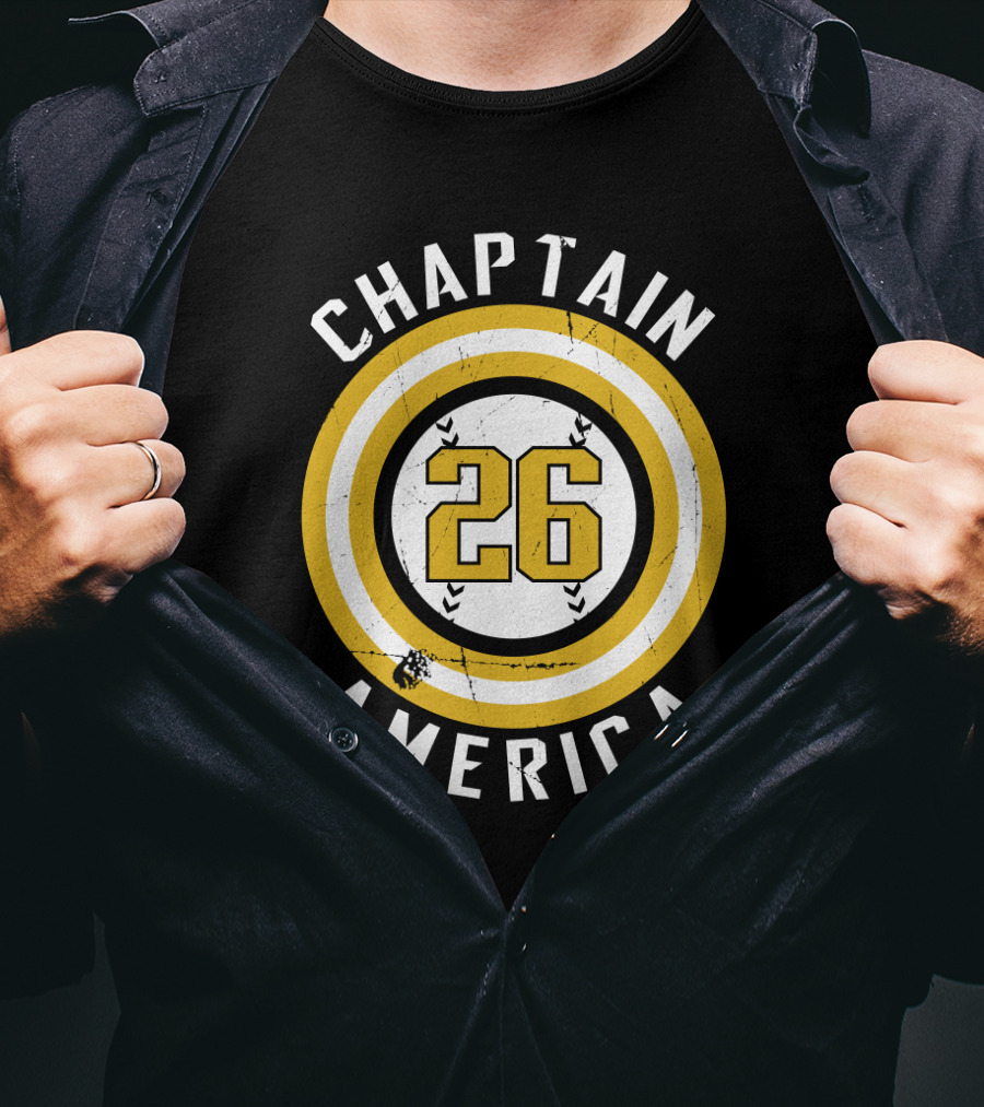 Chaplain America 26 Oakland Athletics Fans Baseball-Themed T-Shirt