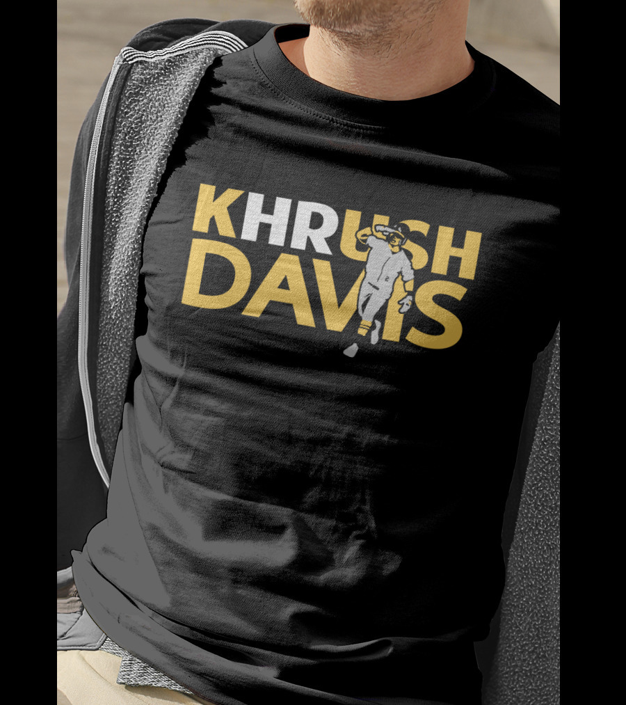 Khrush Davis Baseball Theme For Oakland Athletics Supporters T-Shirt