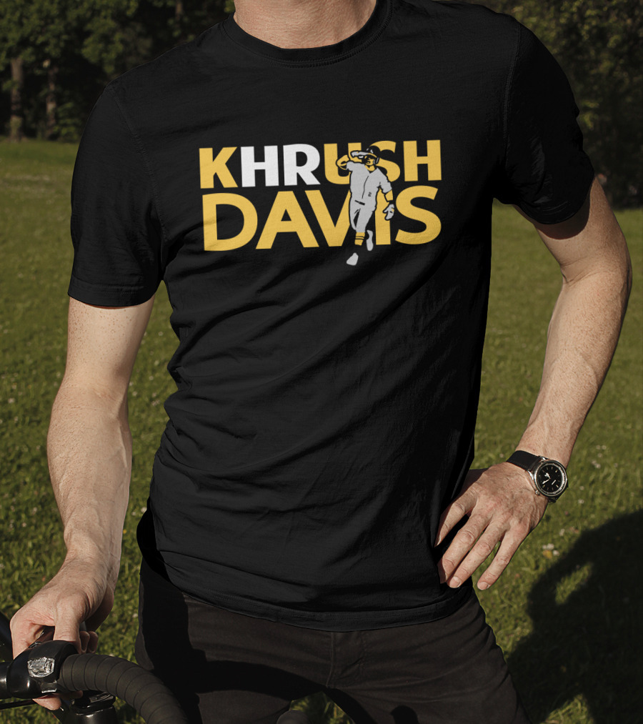Khrush Davis Baseball Theme For Oakland Athletics Supporters T-Shirt