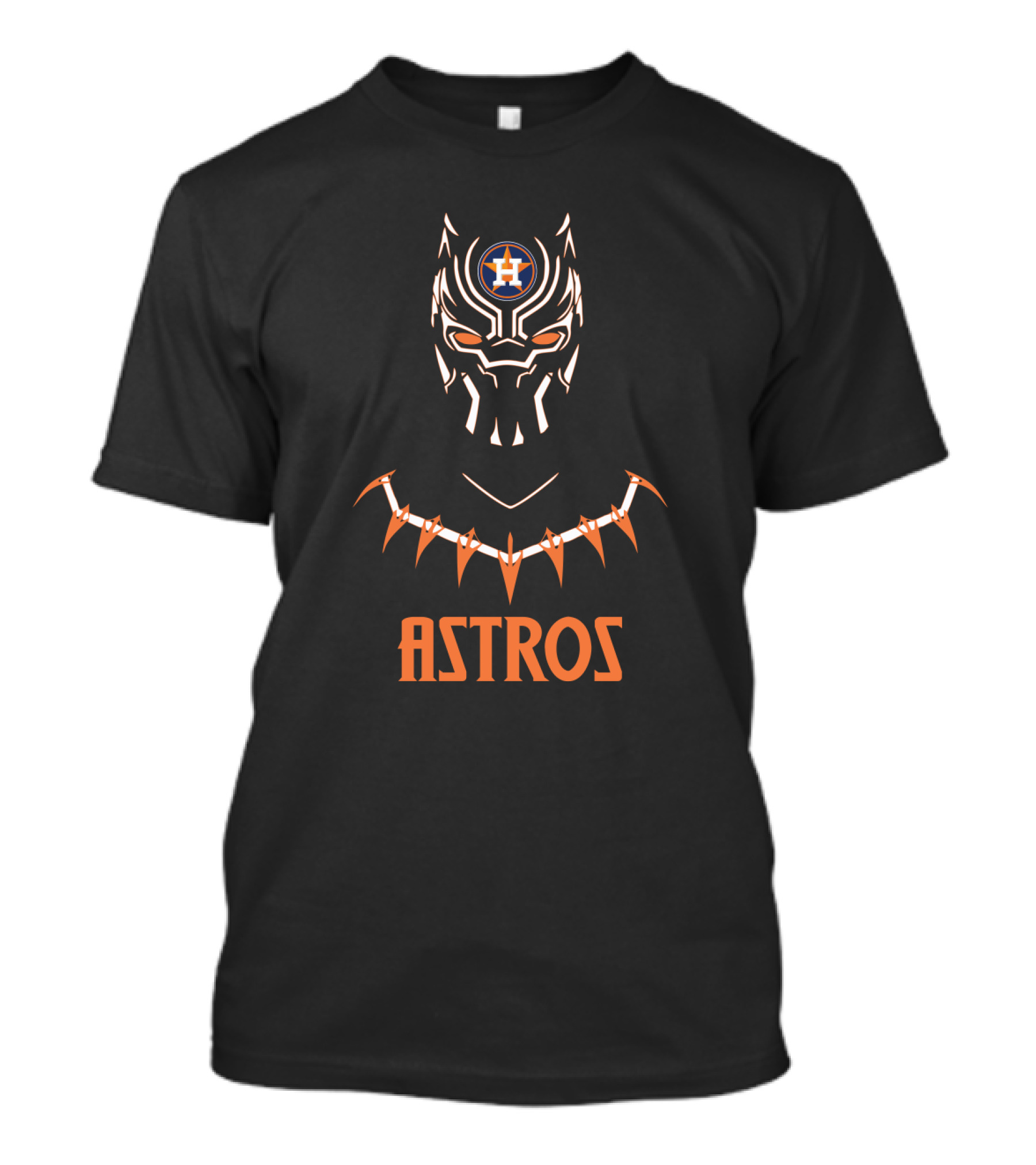 Astros Black Panther Crossover Fan Gear T-Shirt