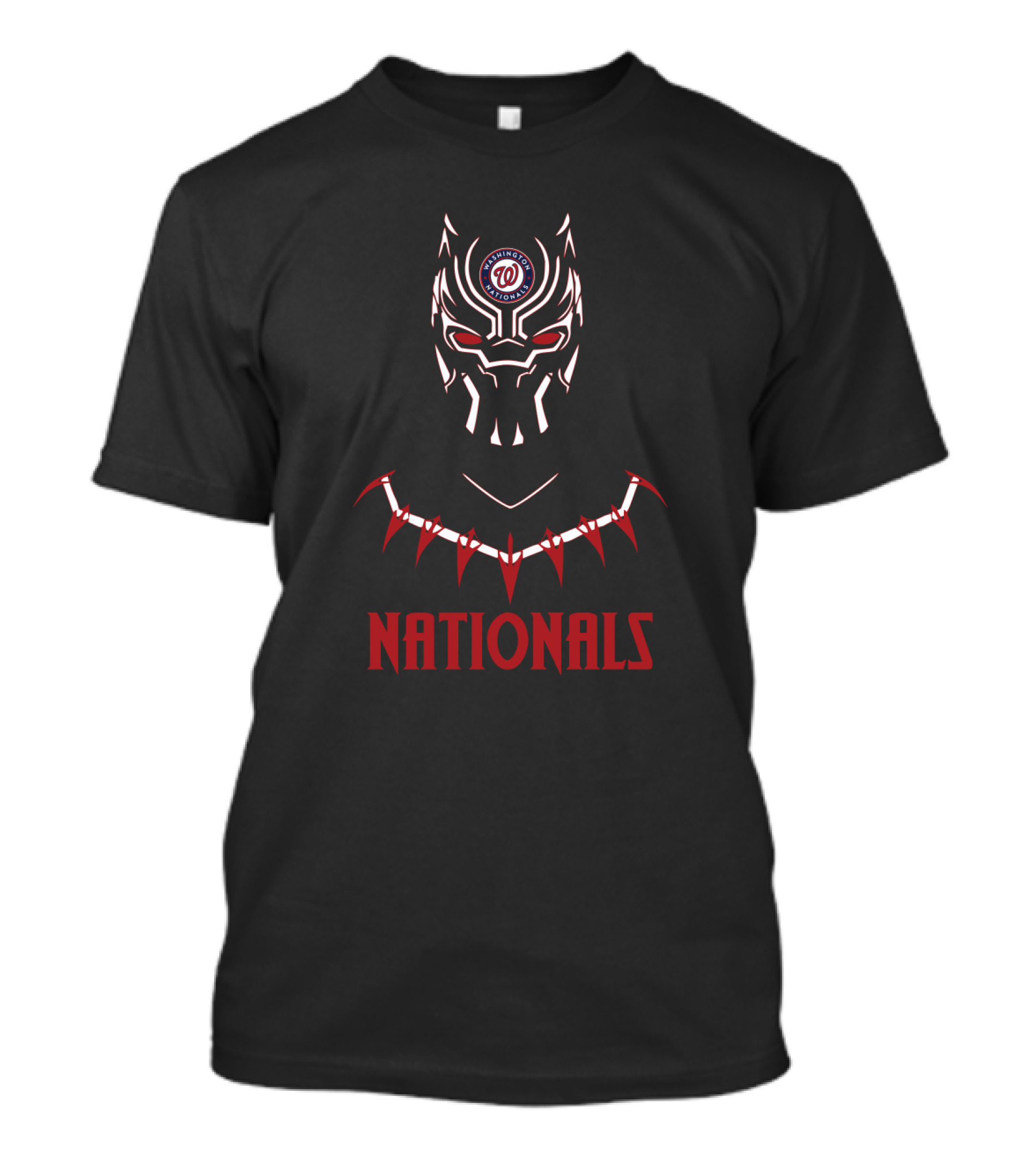 Washington Nationals MLB And Black Panther Fan Mashup T-Shirt
