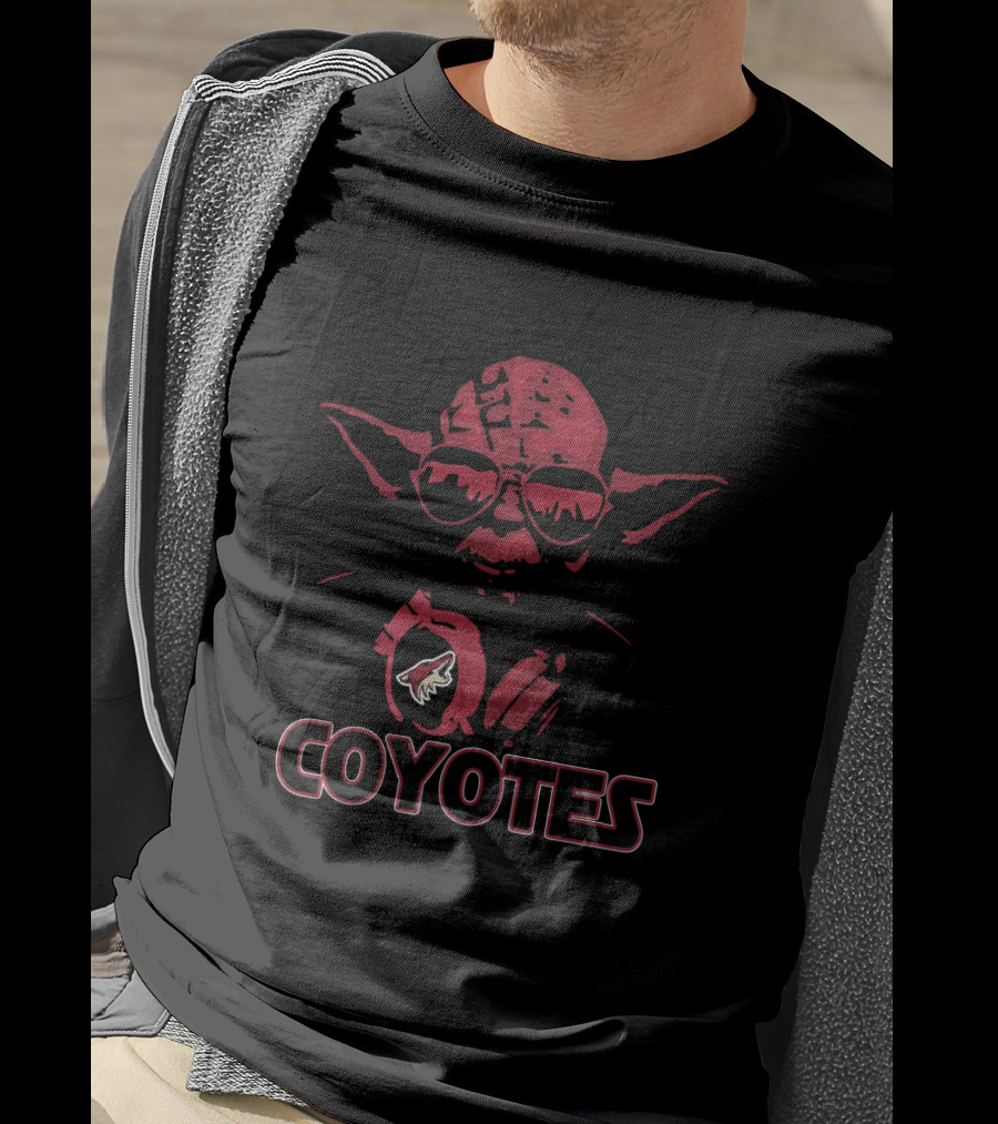 Yoda Coyotes Star Wars Arizona Hockey Fans Collaboration T-Shirt