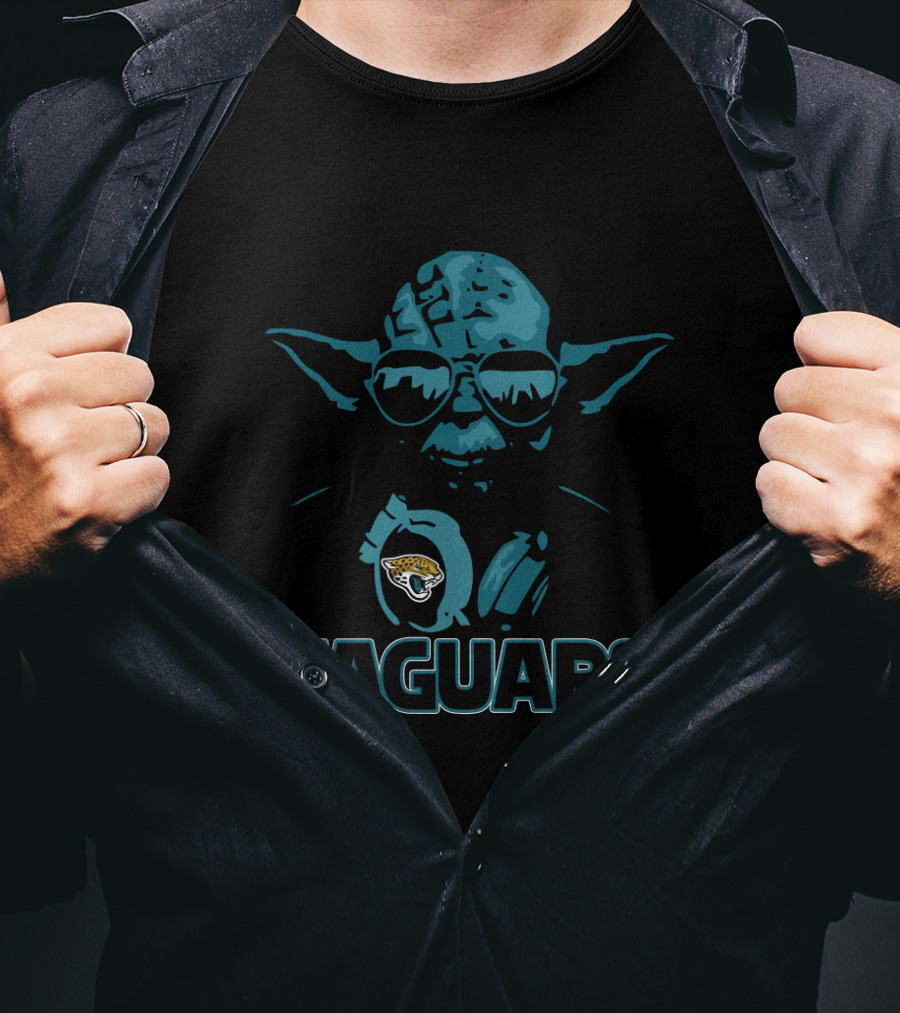 Yoda Star Wars Jacksonville Jaguars Fans Jaguars T-Shirt