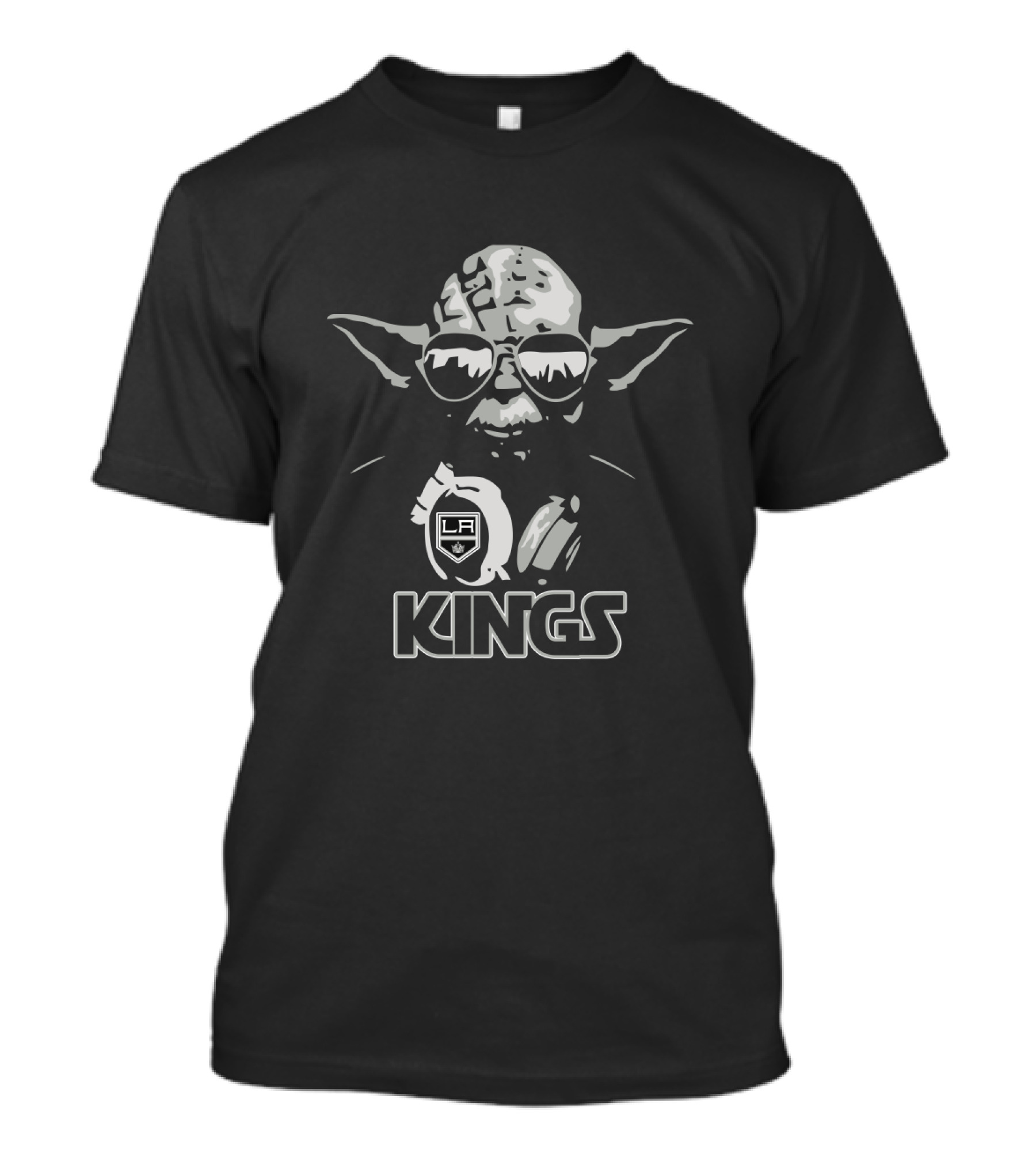 Yoda Star Wars LA Kings Hockey Fans T-Shirt