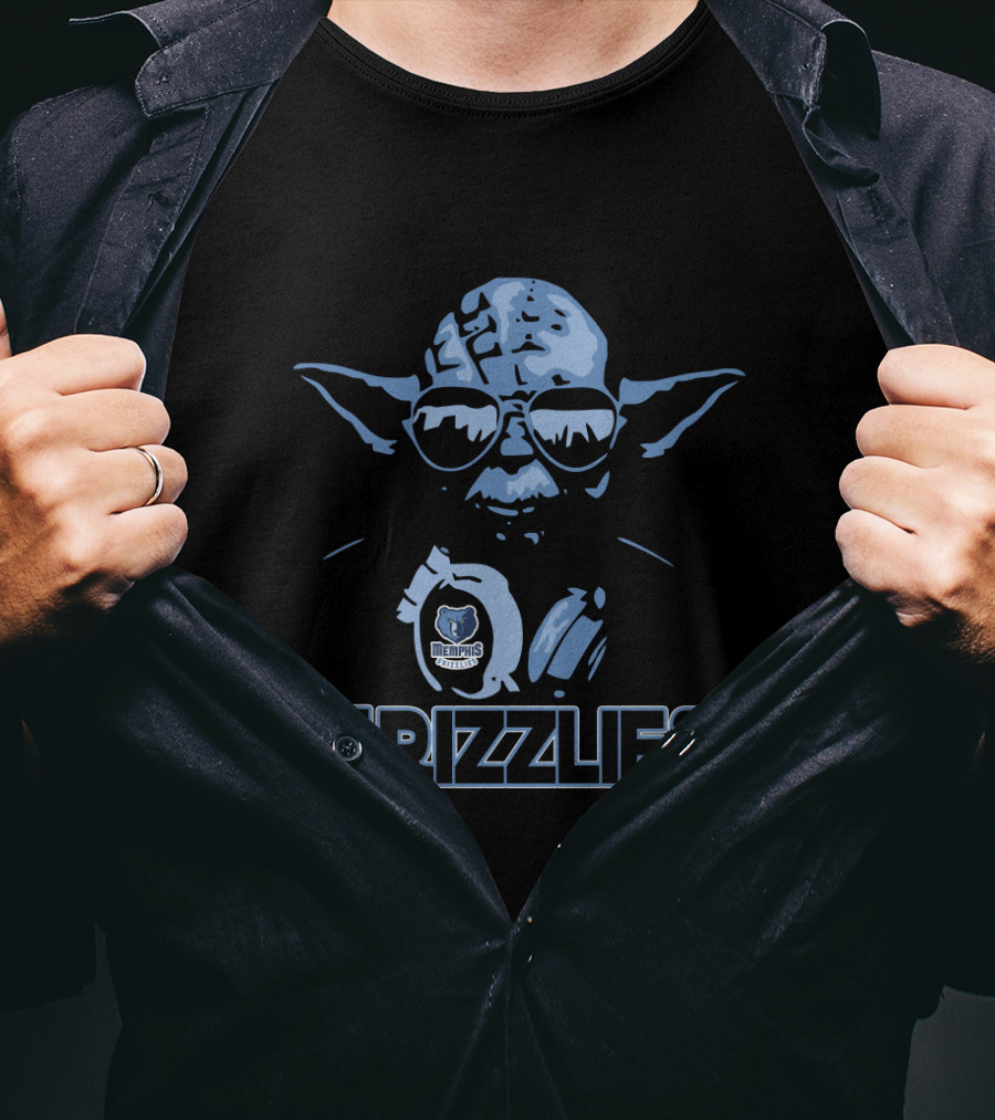 Memphis Grizzlies Yoda Star Wars Fans T-Shirt