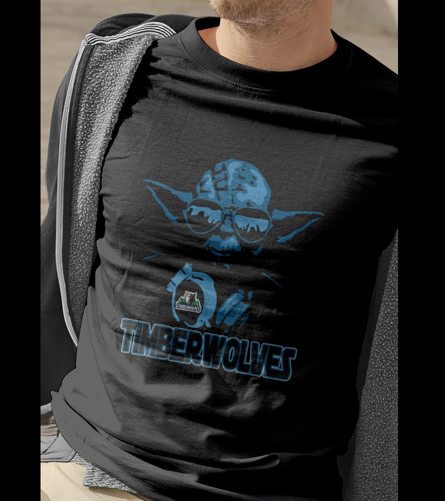Yoda Timberwolves Star Wars Minnesota Fans T-Shirt