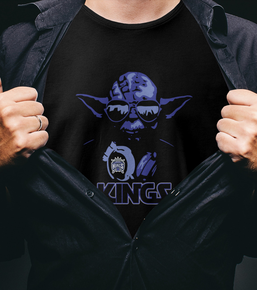 Yoda Star Wars Sacramento Kings Fans Kings T-Shirt