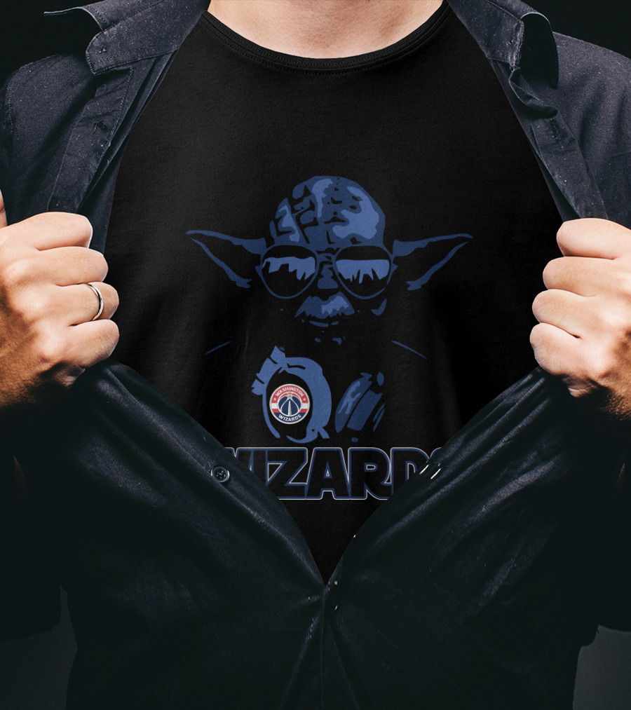 Wizards Yoda Star Wars Washington Basketball Fans T-Shirt