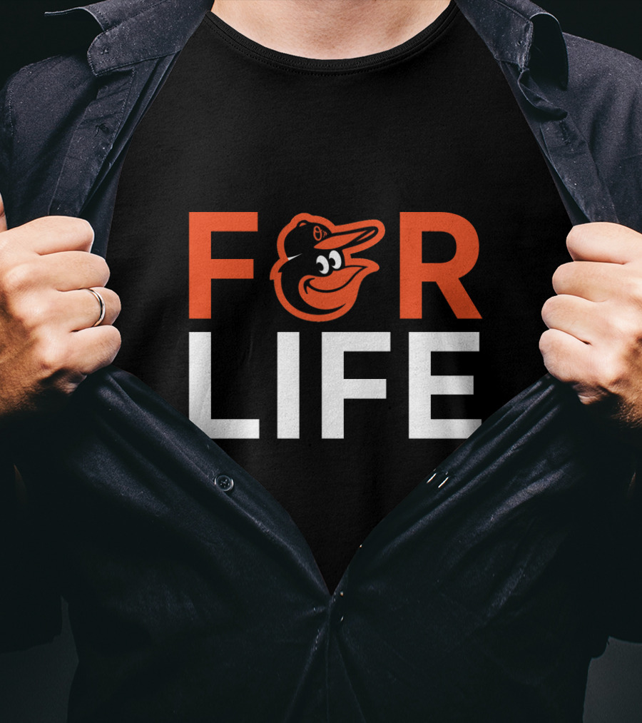 Baltimore Orioles Fans For Life T-Shirt