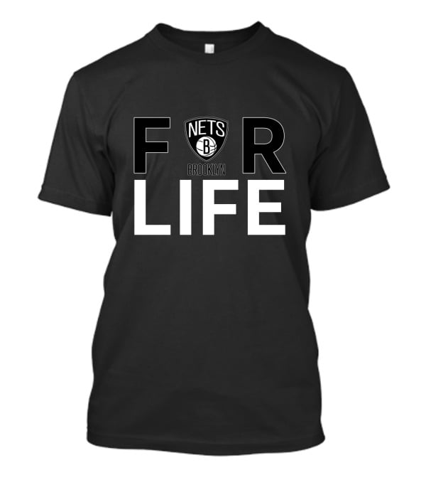 Brooklyn Nets Logo For Life Fans T-Shirt