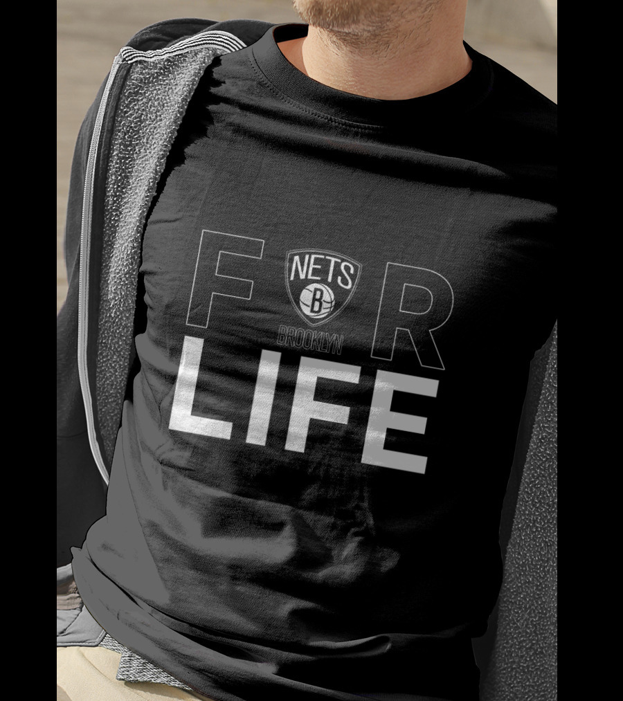 Brooklyn Nets Logo For Life Fans T-Shirt
