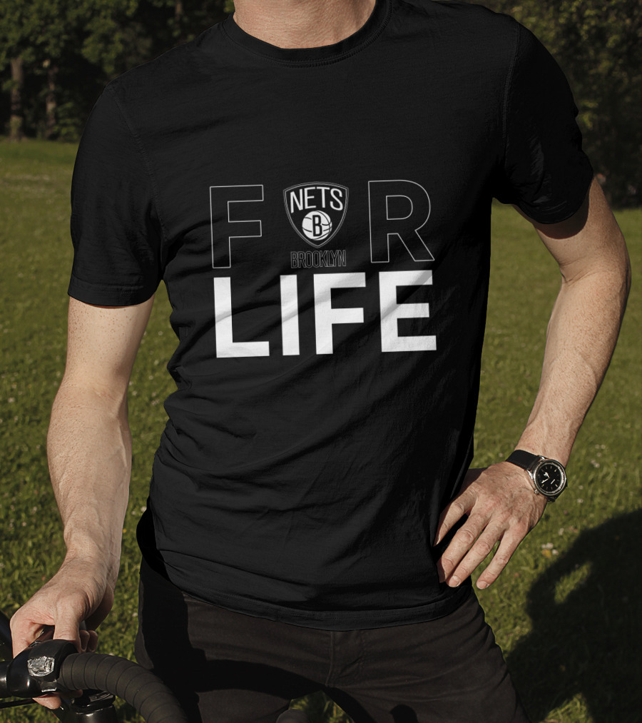 Brooklyn Nets Logo For Life Fans T-Shirt